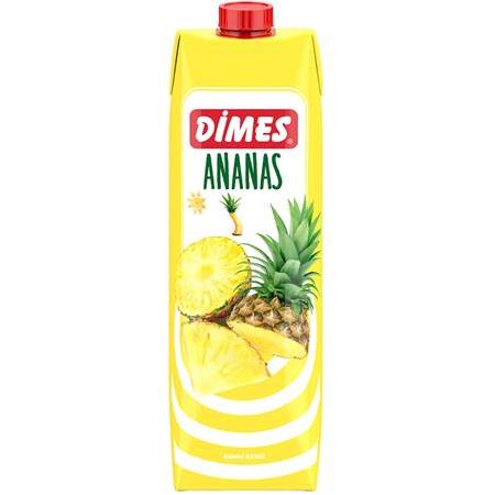 Dimes Ananas Aromalı İçecek İçecek 1 Lt X 6 Adet