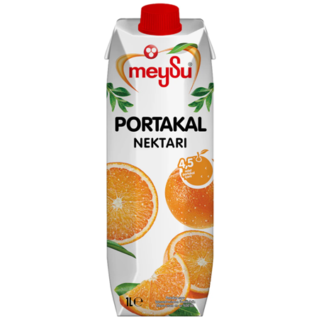 Meysu Portakal Nektarı 1 Lt X 6 Adet