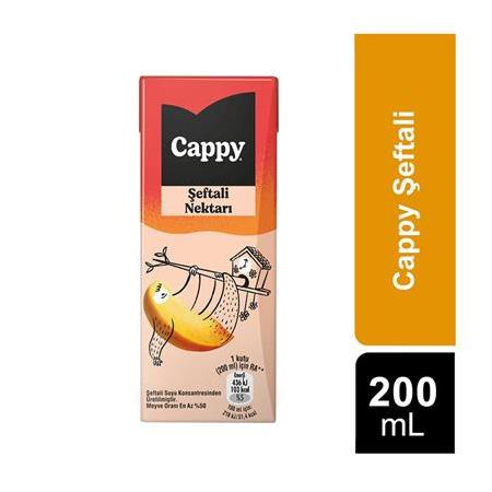 Cappy Bahçe Şeftali Nektarı 200 Ml X 24 Adet