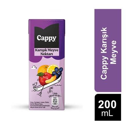 Cappy Bahçe Karışık Meyve Nektarı 200 Ml X 24 Adet