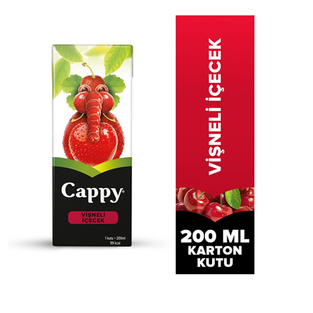 Cappy Bahçe Vişneli İçecek 200 Ml X 27 Adet