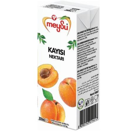 Meysu Kayısı Nektarı 200 Ml X 24 Adet