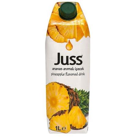 Juss Ananas Aromalı İçecek 1 Lt X 6 Adet