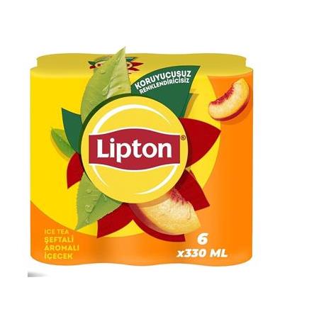 Lipton Soğuk Çay Şeftali 330 Ml X 6 Adet